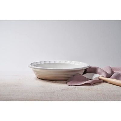 Heritage Stoneware Pie Dish - Meringue - OPEN BOX