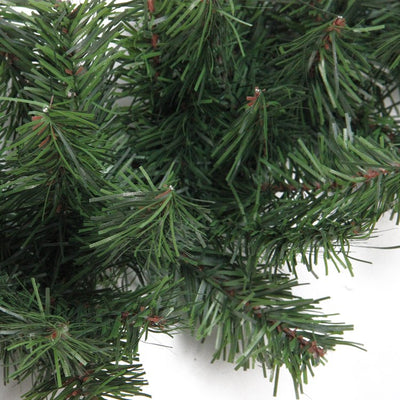 100' x 8" Unlit Green Commercial-Length Canadian Pine Artificial Christmas Garland - OPEN BOX