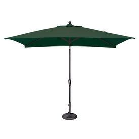 Catalina 6.6' x 10' Rectangular Push Button Tilt Umbrella - OPEN BOX