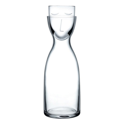 Mr. & Mrs Tall Night Water Set - Dusty Rose