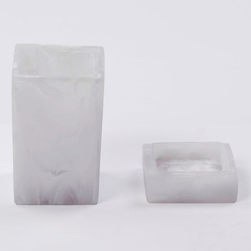 Bathroom Collection Small Square Lidded Box