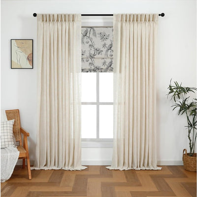 Peacock 64" L x 30" W 100% Blackout Roman Shade - Black