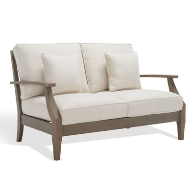 Martinique Wood Patio Loveseat