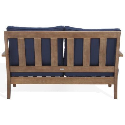 Martinique Wood Patio Loveseat