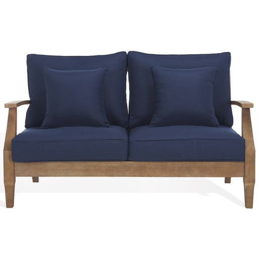 Martinique Wood Patio Loveseat