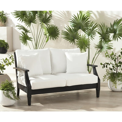 Martinique Wood Patio Loveseat