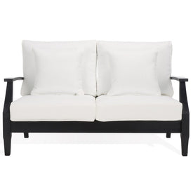 Martinique Wood Patio Loveseat