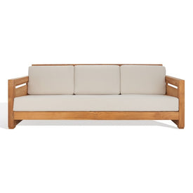 Guadeloupe Three-Seat Teak Sofa