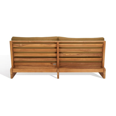 Julianne Three-Seat Teak Patio Sofa