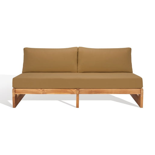 Julianne Three-Seat Teak Patio Sofa