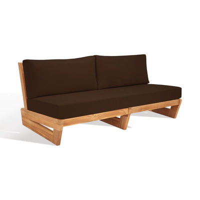 Julianne Three-Seat Teak Patio Sofa