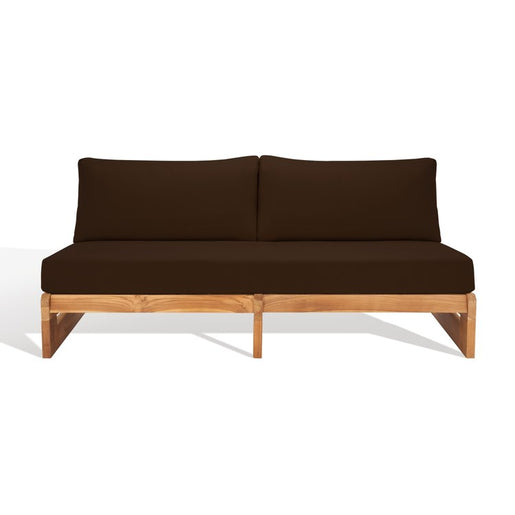 Julianne Three-Seat Teak Patio Sofa