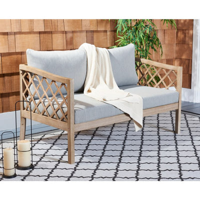 Fiji Three-Seat Wood Patio Sofa