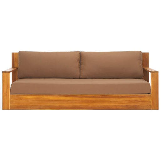 Kauai Three-Seat Brazilian Teak Patio Sofa