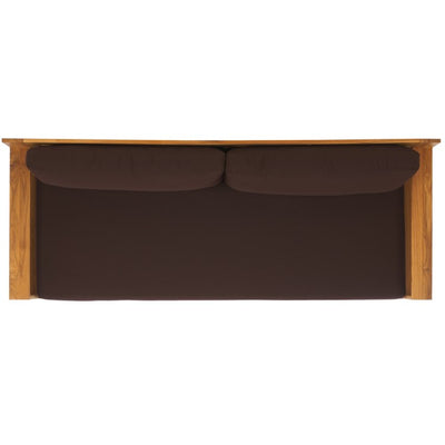 Kauai Three-Seat Brazilian Teak Patio Sofa