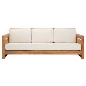 Molokai Three-Seat Teak Patio Sofa