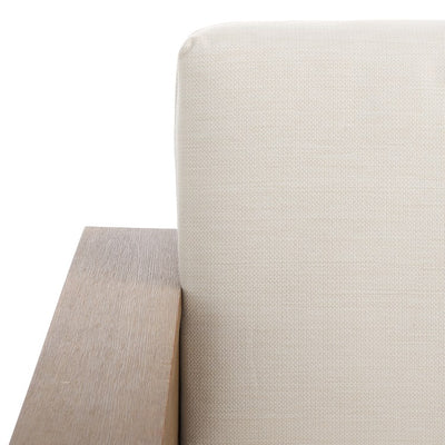 Santiago Three-Seat Eucalyptus Patio Sofa