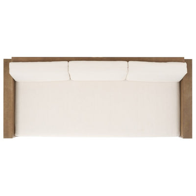 Santiago Three-Seat Eucalyptus Patio Sofa