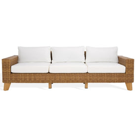 Margarita Three-Seat Wicker Patio Sofa