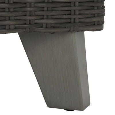 Margarita Three-Seat Wicker Patio Sofa