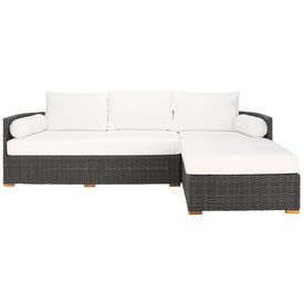Anguilla Wicker Sectional Chaise Sofa