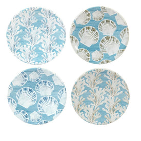 Canape Plate Beyond the Shore Multicolored Earthenware