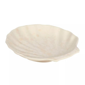 Candy Bowl Seacoast 3-D Scallop Shell Multicolored Melamine