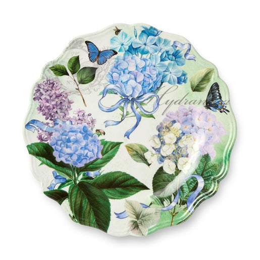Dinner Plate Set Garden Path 4PC 11 Inch Multicolored Melamine