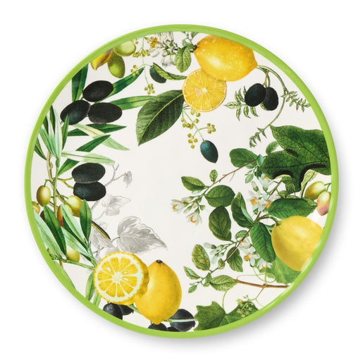 Dinner Plate Set Limone 6PC 11 Inch Multicolored Melamine