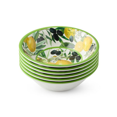 Bowl Set Limone All Purpose 6PC 22 Ounce Multicolored