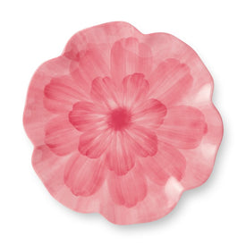 Salad Plate Set Wildflower 4 Piece Pink Melamine