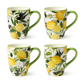 Mug Set Limone 4 Piece 14 Ounce Multicolored