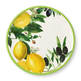 Salad Plate Set Limone 6 Piece Multicolored Melamine