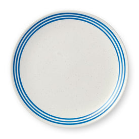 Salad Plate Set Dockside 4 Piece Blue/White Stoneware