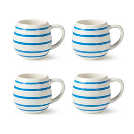 Mug Set Dockside 4 Piece 20 Ounce Blue