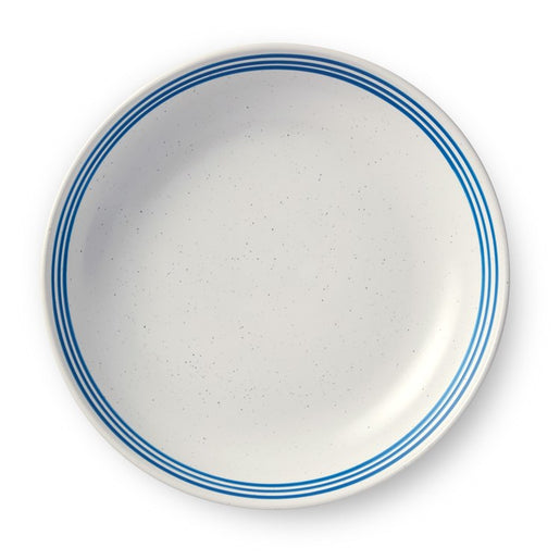 Soup Bowl Set Dockside 36 Ounce Blue/White Stoneware