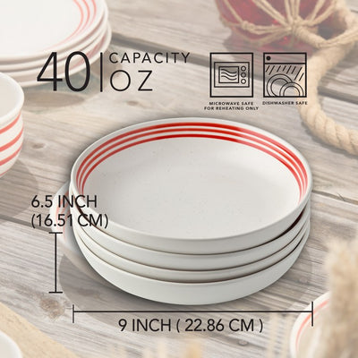 Dinnerware Set Golden Sunflowers 16 Piece Multicolored Earthenware