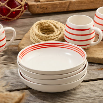 Dinnerware Set Golden Sunflowers 16 Piece Multicolored Earthenware