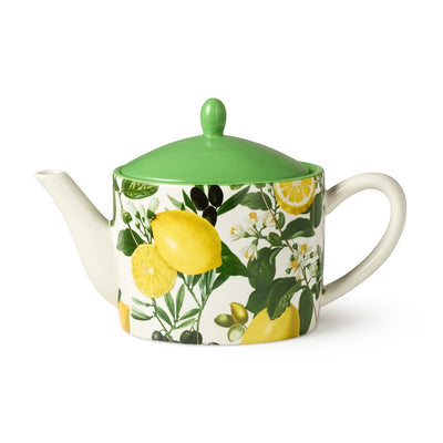 Teapot Limone Multicolored 40 Ounce Ceramic
