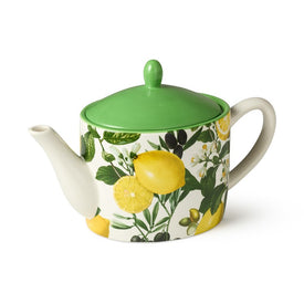 Teapot Limone Multicolored 40 Ounce Ceramic