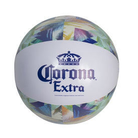 20" Corona Tropical Leaves Inflatable Beach Ball