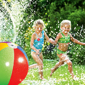 35" Inflatable 6-Panel Splash and Spray Sprinkler Ball