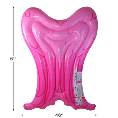 5' Inflatable Angel Wings Pool Mattress Float