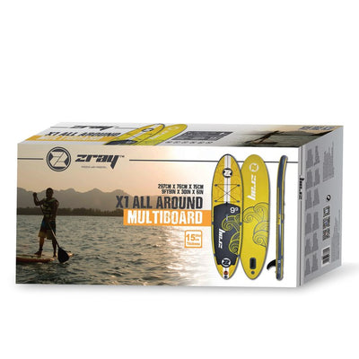 10' Inflatable Zray X1 All Around Multiboard Stand-Up Paddle Board