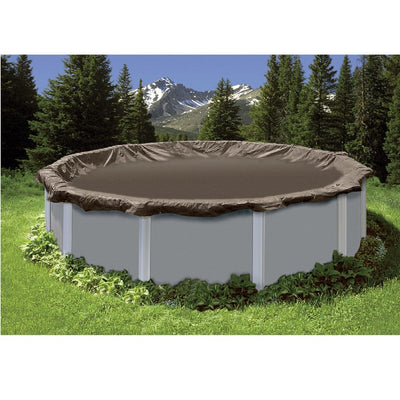 8' Black Deluxe Above Ground Swimming Pool Closing Leaf Net Cover