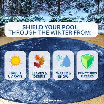 15' x 21' Oval Super Guard Above Ground Swimming Pool Winter Cover