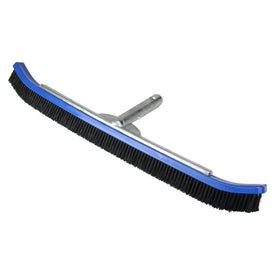 24" Blue Curved Wall Brush for Pools