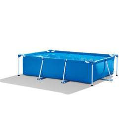 8.5' x 5.25' Rectangular Frame Above Ground Swimming Pool with Filter Pump
