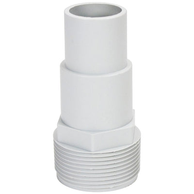 4" White Swimming Pool or Spa Threaded Hose Adapter