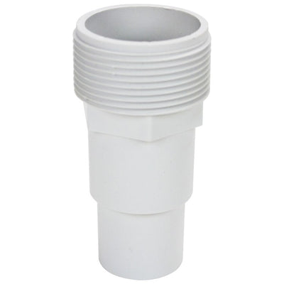 4" White Swimming Pool or Spa Threaded Hose Adapter